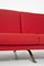 Italienische Rote Mod. 875 Sofa von Ico Parisi für Cassina 3
