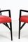 Chairs in Black Lacquered Wood by Paul Laszlo, 1950s, Set of 4, Image 2