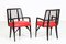 Chairs in Black Lacquered Wood by Paul Laszlo, 1950s, Set of 4, Image 8