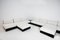 9-Seat Sofa in White Bouclè by Rolf Heide for ICF, 1970s, Set of 2, Image 3