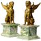 Napoleon III Empire Bronze & Alabaster Sphinxes, France, 19th Century, Set of 2 1