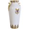 Vase aus Gold Lackiertem Porzellan von Arrigo Finzi, 1950er 1