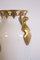 Jarrón de porcelana pintada en dorado de Arrigo Finzi, años 50, Imagen 6