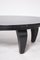 American Coffee Table in Black Wood, 1950s, Image 3