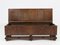 Art Deco Sculptural Bench by Gio Ponti in Walnut Burl, 1930s, Image 3