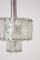 Mid-Century Italian Pendant Lamp in Nickel-Plated and Glass, 1960s, Image 3