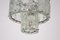 Lámpara colgante italiana Mid-Century de níquel y vidrio, años 60, Imagen 7