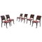 Art Deco French Chairs, Set of 6, Image 1