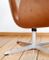 Leather Swan Chair by Arne Jacobsen for Fritz Hansen, 1965 5