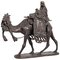 Frau und Kind auf Kamel Skulptur aus Bronze von Ernesto Bazzaro, 1900er 1