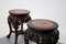 Chinese Vase Holders in Ebonized Wood with Marble Top, Set of 3, Image 6