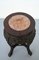 Soportes para jarrones chinos de madera ebonizada con superficie de mármol. Juego de 3, Imagen 2