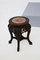 Chinesische Vasenhalter aus ebonisiertem Holz mit Marmorplatte, 3er Set 8