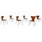 Chairs by Arne Jacobsen for the Brazilian Airline, 1950s, Set of 6, Image 1