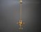 Mid-Century Chandelier in Gilded Glass from Venini, 1950s, Image 10
