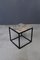 Brazilian Modern Magazine Rack in Marble and Iron with Coffee Table, 1960s, Set of 2 3