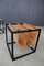Brazilian Modern Magazine Rack in Marble and Iron with Coffee Table, 1960s, Set of 2 4