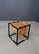Brazilian Modern Magazine Rack in Marble and Iron with Coffee Table, 1960s, Set of 2 6