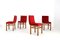 Art Deco Stühle von Gino Levi Montalcini aus Samt & Palisander, 1940er, 4er Set 5