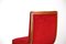 Art Deco Stühle von Gino Levi Montalcini aus Samt & Palisander, 1940er, 4er Set 4