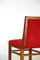 Art Deco Stühle von Gino Levi Montalcini aus Samt & Palisander, 1940er, 4er Set 10