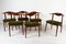 Vintage Danish Mahogany Cowhorn Chairs, 1940s, Set of 6, Image 13