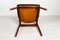 Vintage Danish Mahogany Cowhorn Chairs, 1940s, Set of 6 20