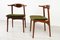 Dänische Vintage Cowhorn Stühle aus Mahagoni, 1940er, 6er Set 10