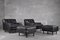 Armchairs with Square Footrest by Marco Zanuso for Arflex, 1960s, Set of 4 13