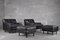 Armchairs with Square Footrest by Marco Zanuso for Arflex, 1960s, Set of 4, Image 13