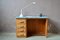 Vintage Desk with Blue Top 2