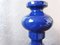 Große blaue Keramik Kerzenhalter 3