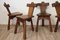 Vintage Tripod Solid Wood Chairs, 1950, Set of 6 13