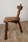 Vintage Tripod Solid Wood Chairs, 1950, Set of 6 8