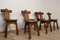 Vintage Tripod Solid Wood Chairs, 1950, Set of 6 16