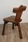 Vintage Tripod Solid Wood Chairs, 1950, Set of 6 7