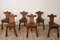 Vintage Tripod Solid Wood Chairs, 1950, Set of 6 17