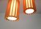 Tema Pendant Lamps in Pinewood and Linen by Ib Fabiansen for Fog & Morup, Denmark, Set of 2, Image 3