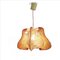 Mid-Century Modern French Wooden Hanging Lamp, 1960s 4