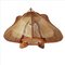 Mid-Century Modern French Wooden Hanging Lamp, 1960s, Image 2