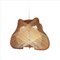 Mid-Century Modern French Wooden Hanging Lamp, 1960s, Image 3