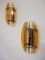 Colored Glass Wall Lights from Veca, Set of 2, Image 3