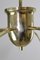 Brass Chandelier from Rupert Nikoll, 1950s 14