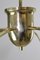 Brass Chandelier from Rupert Nikoll, 1950s, Image 14