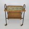 Vintage Rattan Side Table & Magazine Rack, 1950s, Image 5