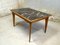 Vintage Bakers Table in Oak & Black Marble 1