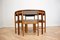 Mid-Century Extendable Teak Dining Table & Chairs Set from McIntosh, 1960s, Set of 5 2