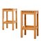 Wood Hongisto Stools by Ilmari Tapiovaara for Laukaan Puu, Finland, 1960s, Image 1