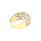 Diamant Cocktail Ring aus 18 Karat Gelb- und Weißgold 3