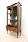 Antique Edwardian Inlaid Walnut Glazed Display Cabinet 10